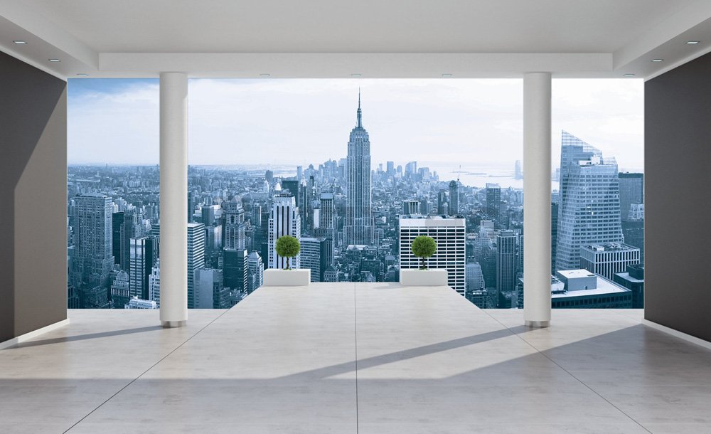 Fotomural: Panorama de Manhattan (terraza) - 254x368 cm