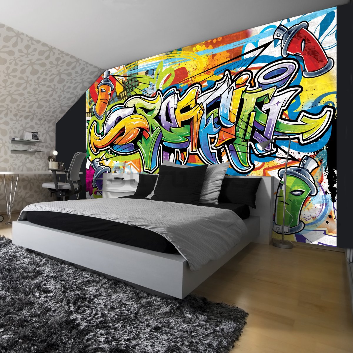 Fotomural: Graffiti (2) - 184x254 cm