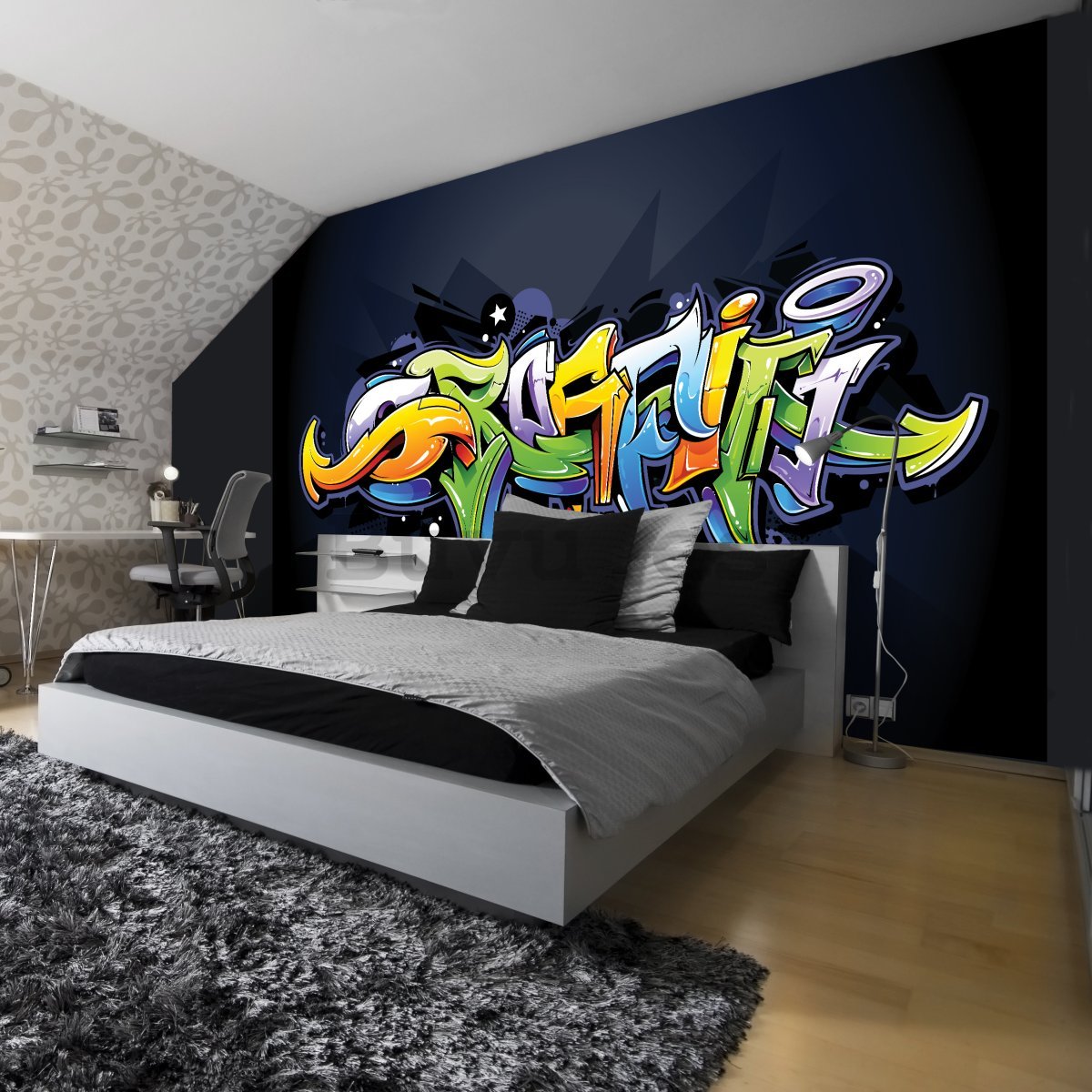Fotomural: Graffiti (4) - 184x254 cm