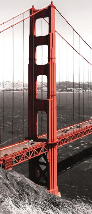 Fotomural: Puente de Golden Gate (1) - 211x91 cm