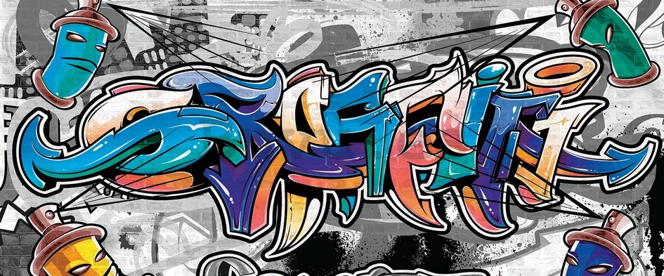 Fotomural: Graffiti (9) - 104x250 cm