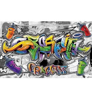 Fotomural: Graffiti en color - 184x254 cm