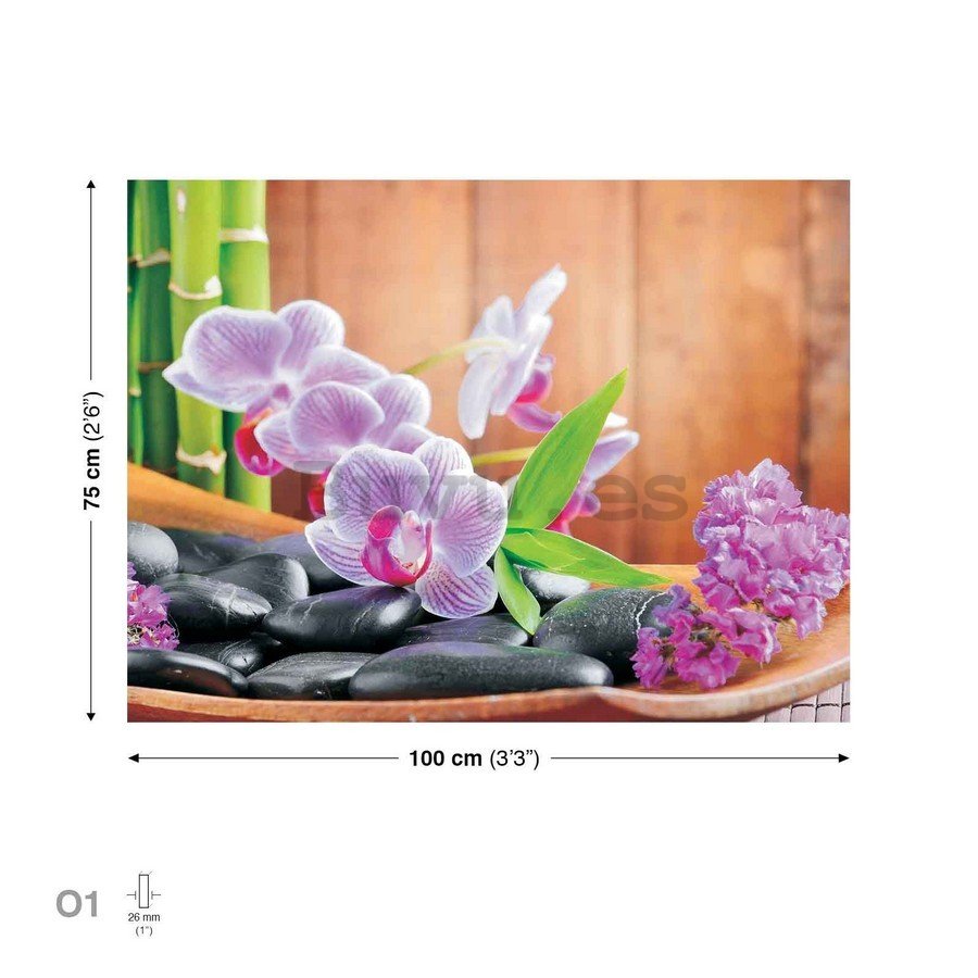 Cuadro sobre lienzo: Orquídea (1) - 75x100 cm