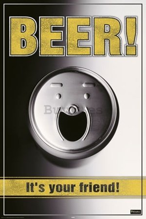 Póster - Beer is your friend