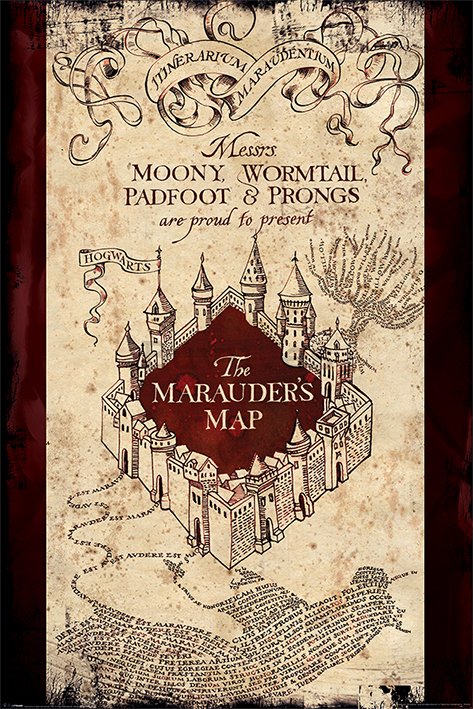 Póster - Harry Potter (The Maurader's Map)