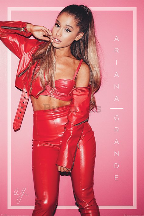Póster - Ariana Grande (roja)