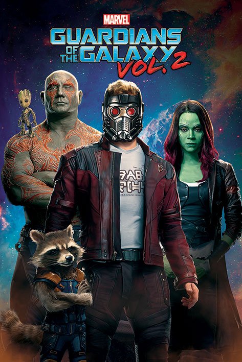 Póster - Guardians of the Galaxy vol.2 (1)