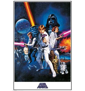 Póster - Star Wars IV (A New Hope)