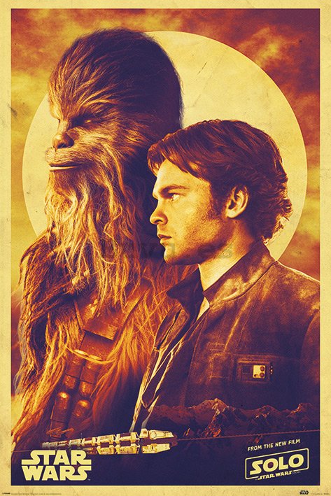 Póster - Solo A Star Wars Story (Han and Chewie)