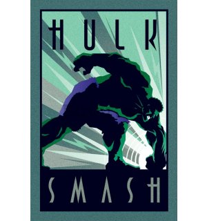 Póster - Hulk (Art Deco)