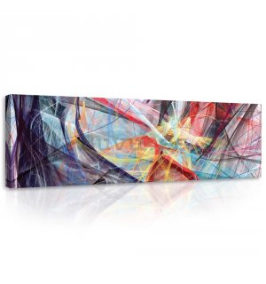Cuadro sobre lienzo: Abstracción moderna (2) - 145x45 cm
