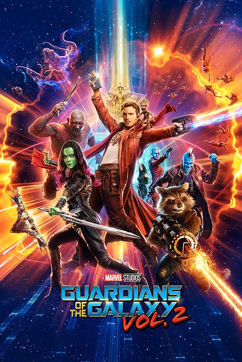 Póster - Guardians of the Galaxy vol.2 (2)