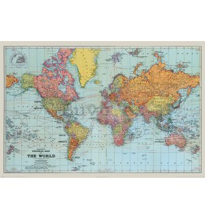 Póster - Mapa del mundo (1)