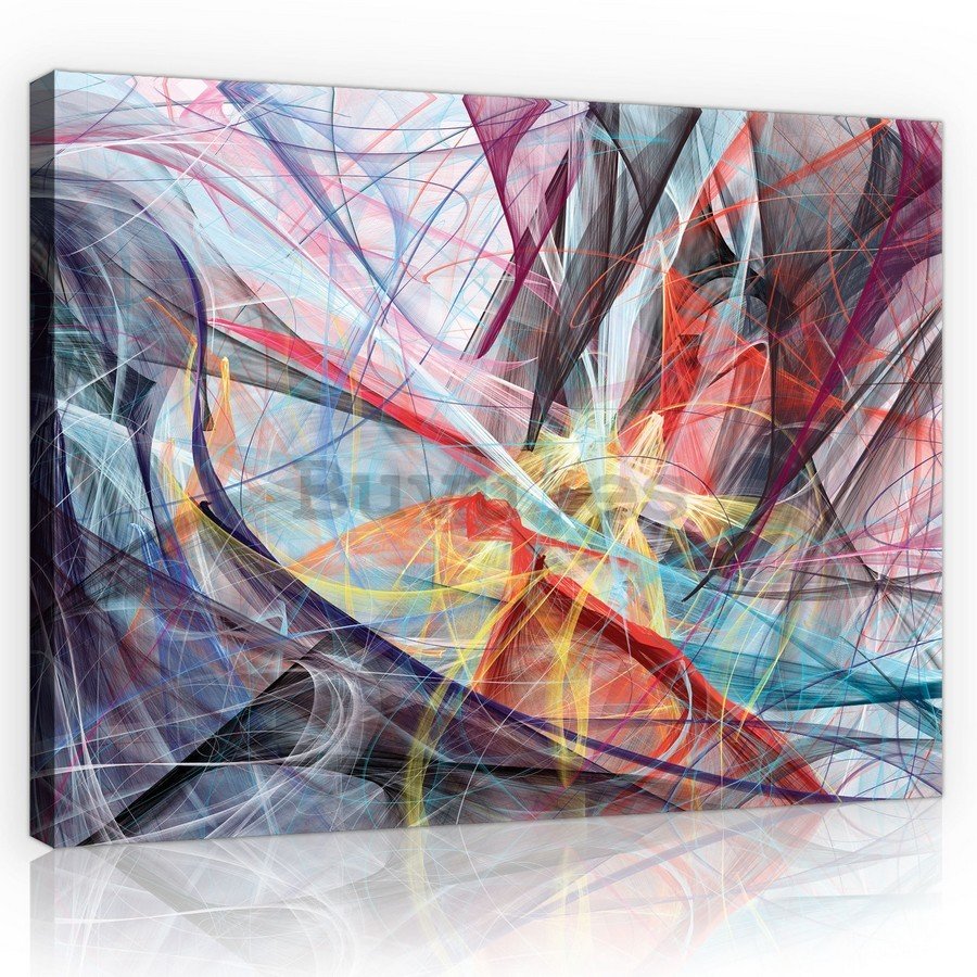Cuadro sobre lienzo: Abstracción moderna (2) - 75x100 cm