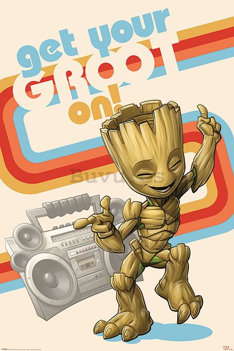 Póster - Guardians Of The Galaxy (Get Your Groot On)