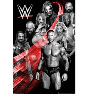 Póster - WWE (Superstars Swoosh) 