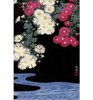 Póster - Ohara Koson, Chrysanthemum And Running Water