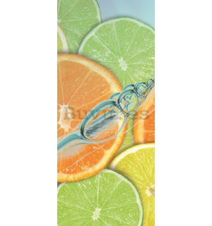 Fotomural: Naranjas y limas - 211x91 cm